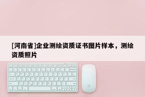 [河南省]企业测绘资质证书图片样本，测绘资质照片