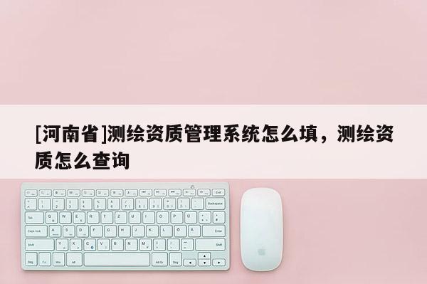 [河南省]测绘资质管理系统怎么填，测绘资质怎么查询