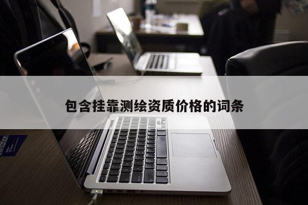 包含挂靠测绘资质价格的词条