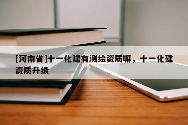 [河南省]十一化建有测绘资质嘛，十一化建资质升级