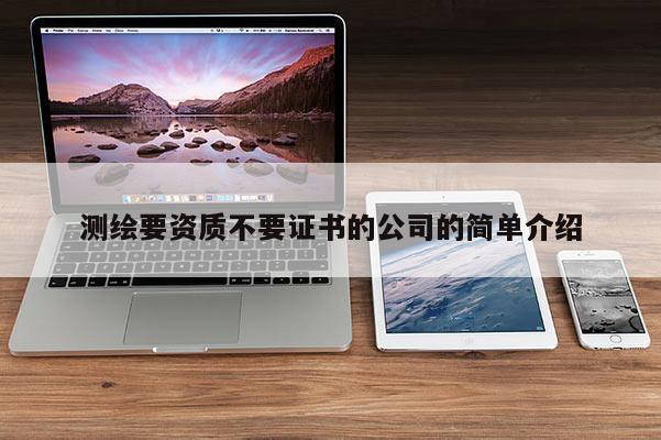 测绘要资质不要证书的公司的简单介绍