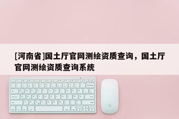 [河南省]国土厅官网测绘资质查询，国土厅官网测绘资质查询系统